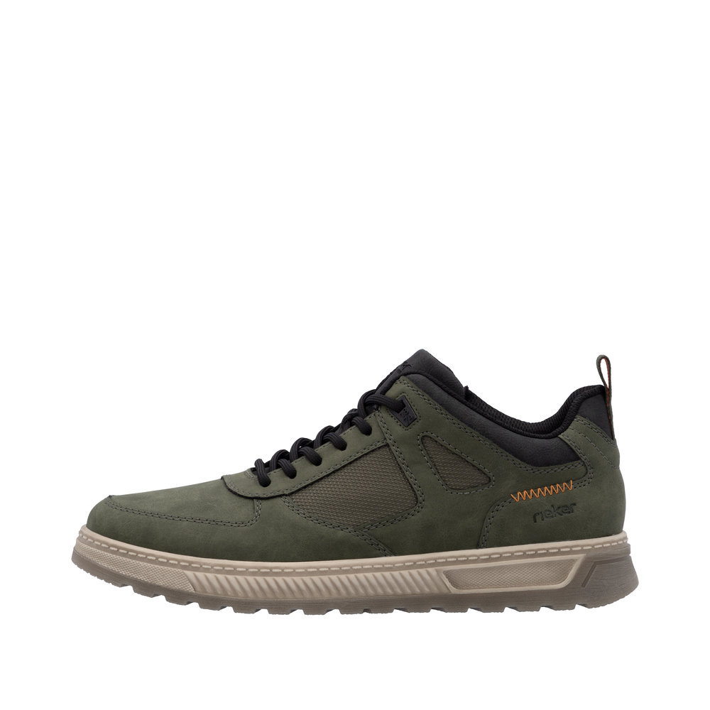 RIEKER Herren Sneaker Halbschuh grün 37004-54 mit Reißverschluss RIEKER Herren Sneaker Halbschuh grün 37004-54 mit Reißverschluss