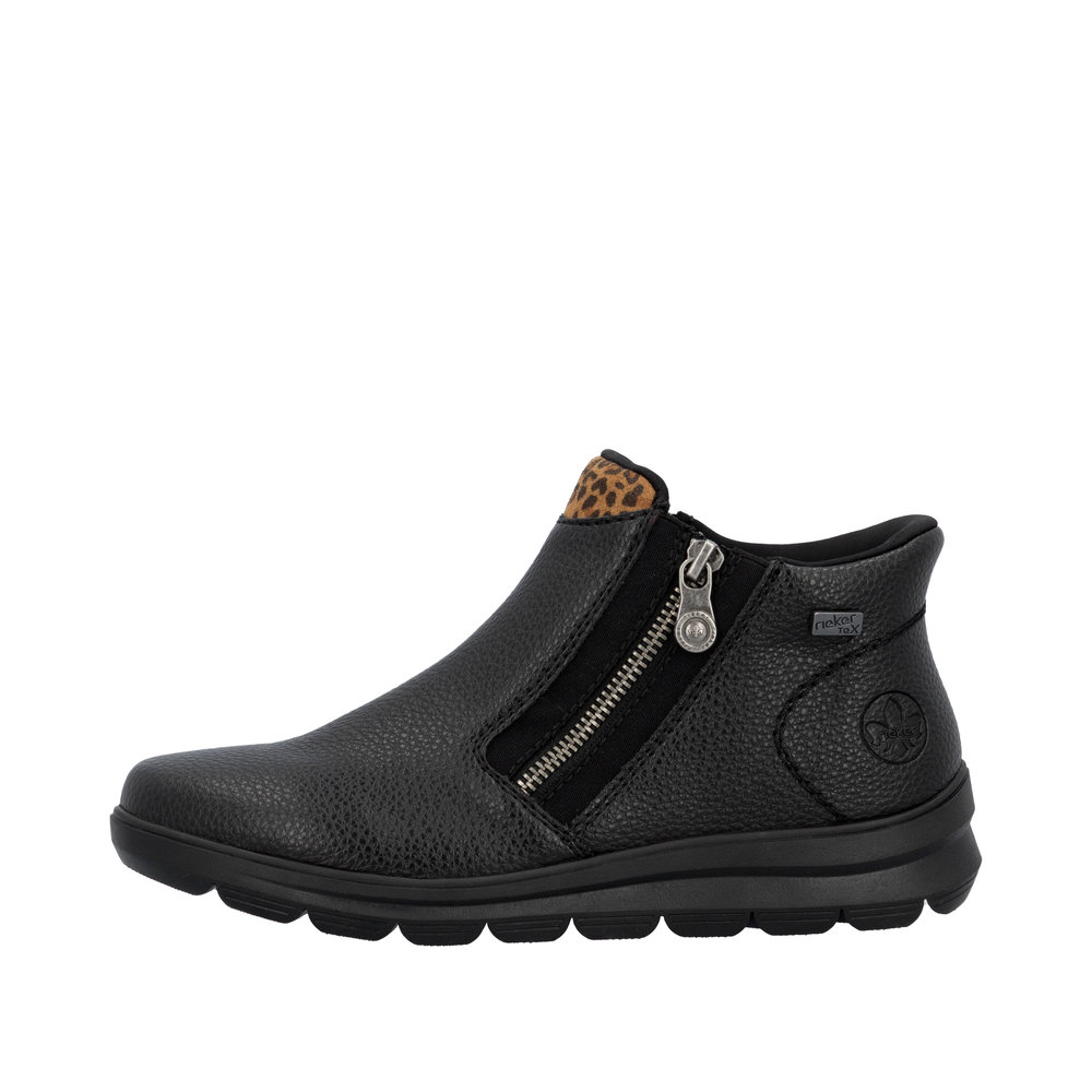 RIEKER Damen Stiefelette schwarz Z0059-00 mit Reißverschluss RIEKER Damen Stiefelette schwarz Z0059-00 mit Reißverschluss
