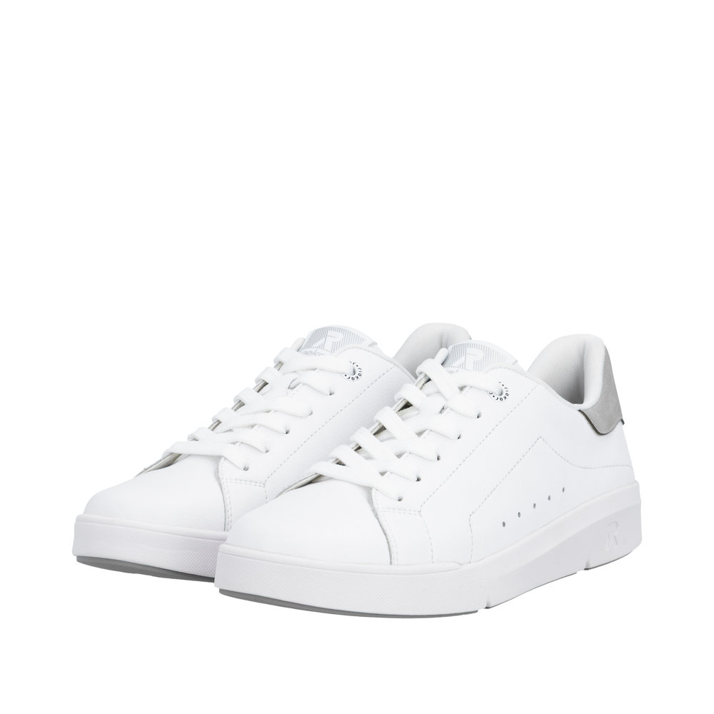RIEKER Damen Sneaker weiß 41902-80 echt Leder