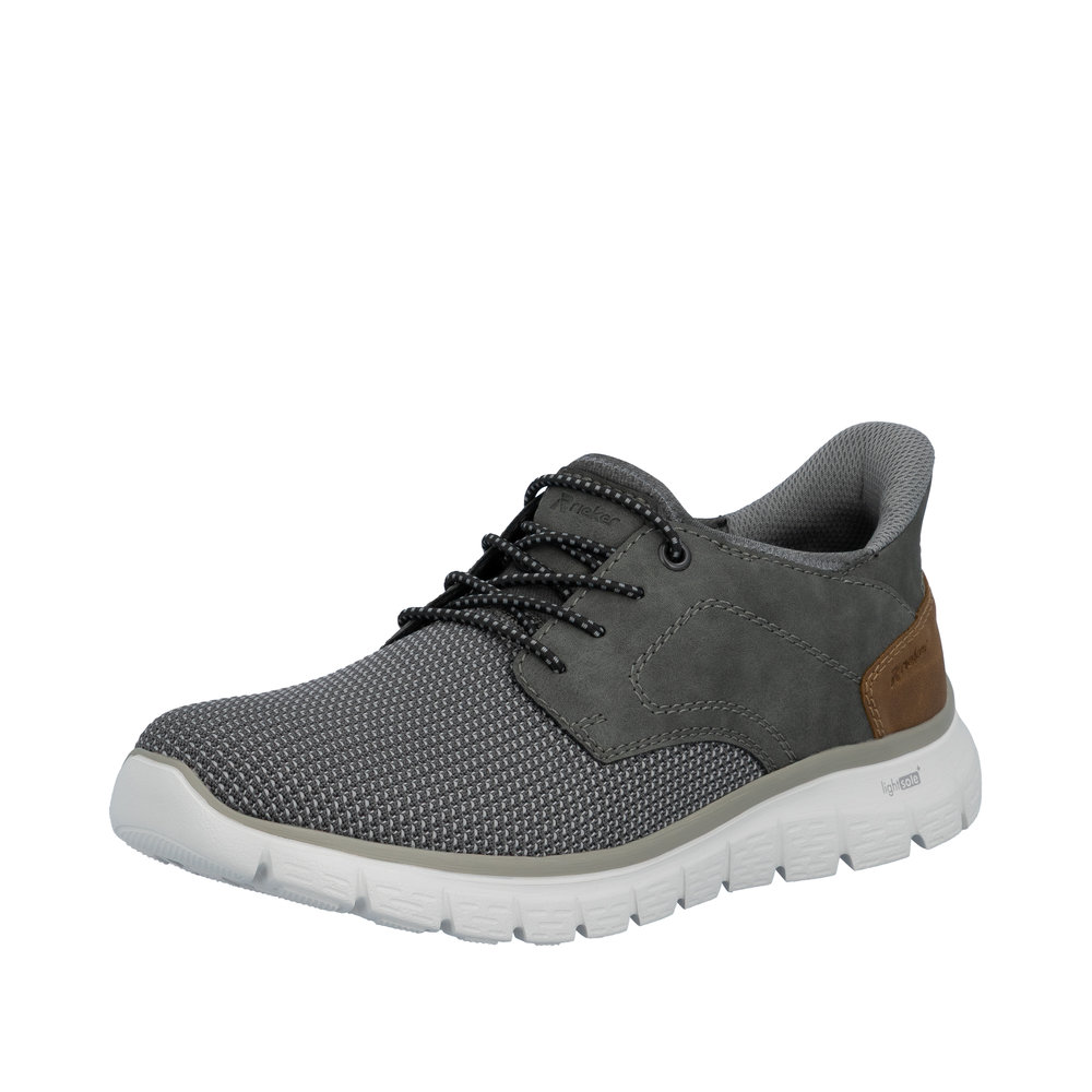 RIEKER Herren Sneaker Slipper grau B6658-42 Ready2Go
