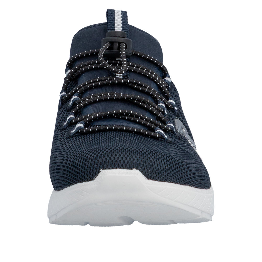 RIEKER Damen Sabot Slipper blau M8558-14 lose Einlage