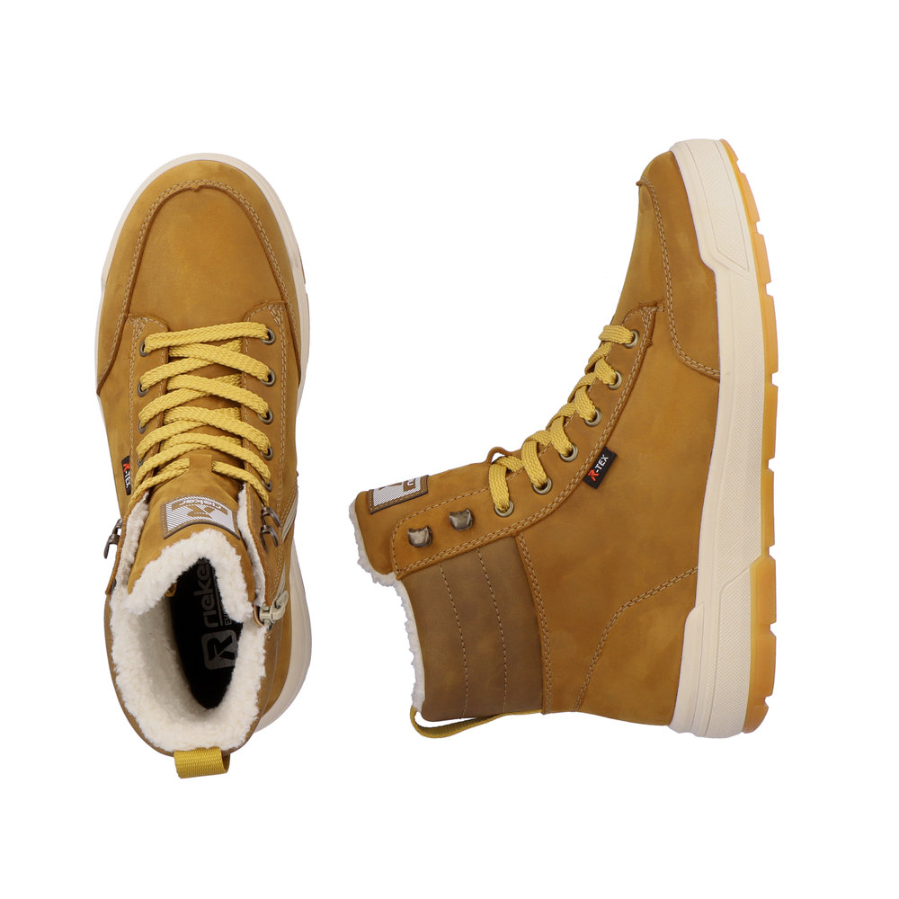 RIEKER Herren Stiefelette beige braun U0071-68