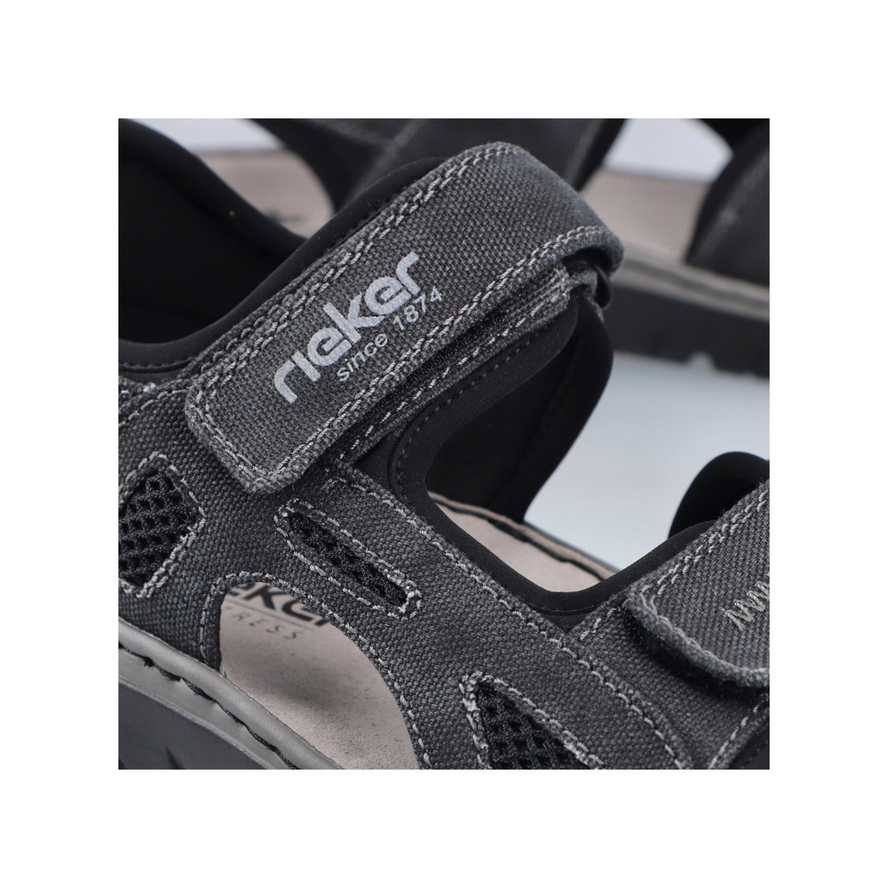 RIEKER Herren Sandalette Trekking grau 26763-45