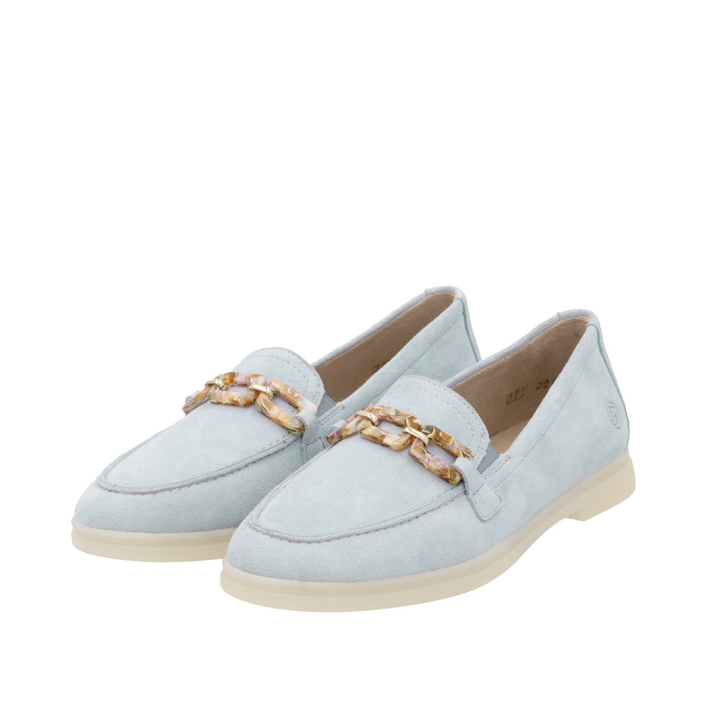 REMONTE Damen Loafer hellblau D2F00-12