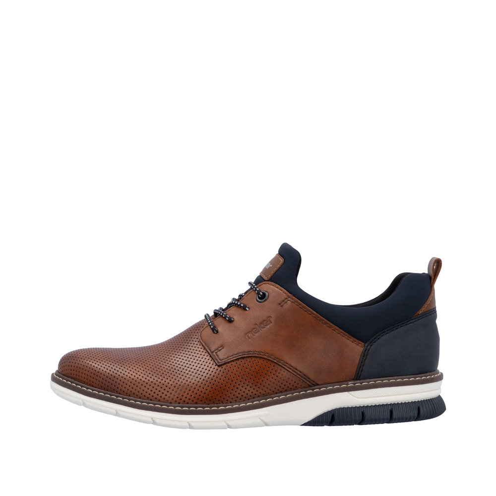 RIEKER Herren Halbschuh Slipper braun 14450-22 Leder RIEKER Herren Halbschuh Slipper braun 14450-22 Leder
