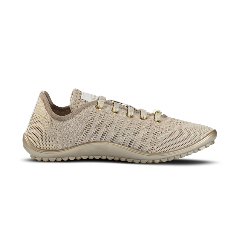 LEGUANO Go Gold Barfußschuh Damen Sneaker