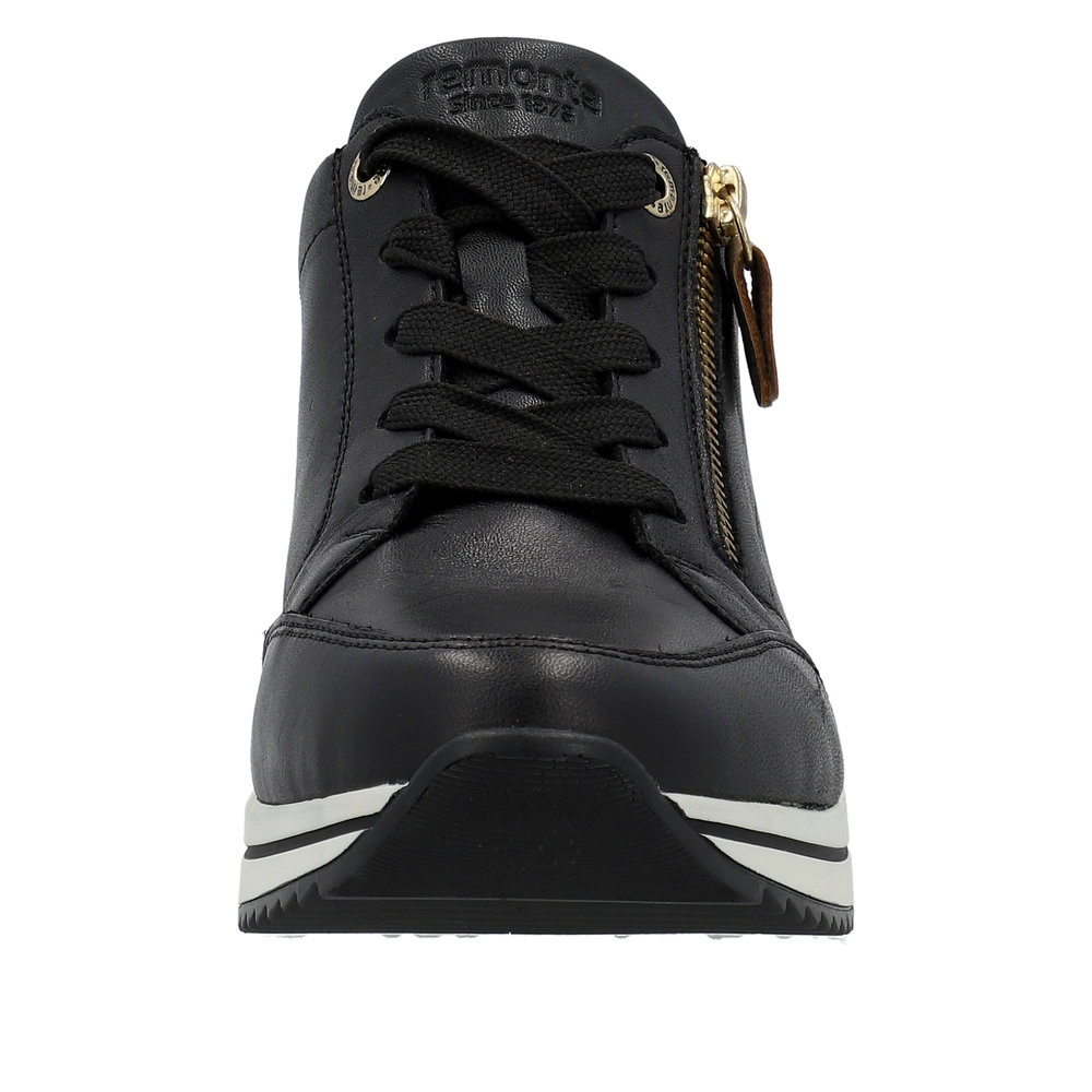 REMONTE Damen Sneaker schwarz D0T03-01 echt Leder REMONTE Damen Sneaker schwarz D0T03-01 echt Leder