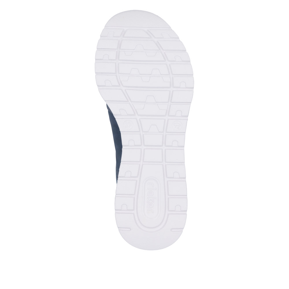 RIEKER Damen Sabot Slipper blau M6069-10 super leicht