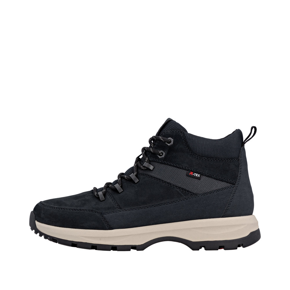 RIEKER Herren Stiefelette blau U1671-14 echt Leder mit TEX RIEKER Herren Stiefelette blau U1671-14 echt Leder mit TEX