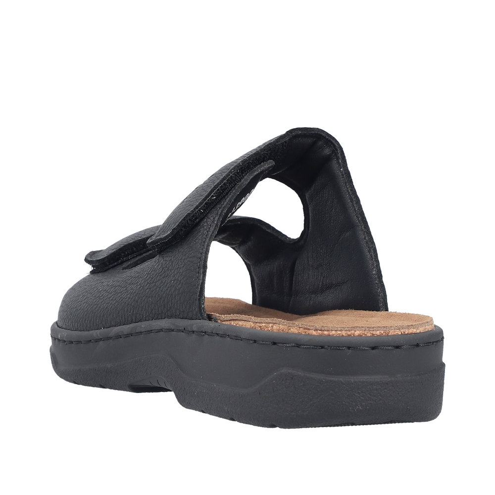 RIEKER Herren Pantolette schwarz 20390-00 mit loser Einlage