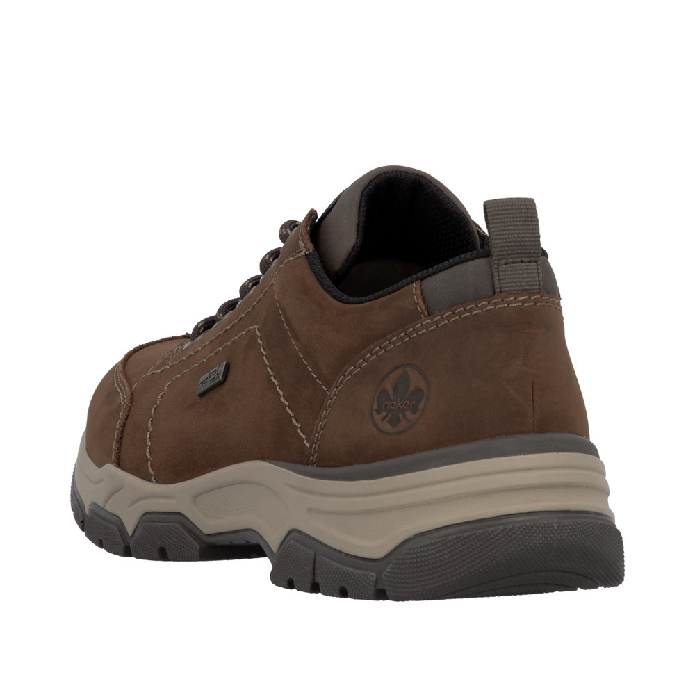 RIEKER Herren Halbschuh braun 11222-22 Leder und TEX