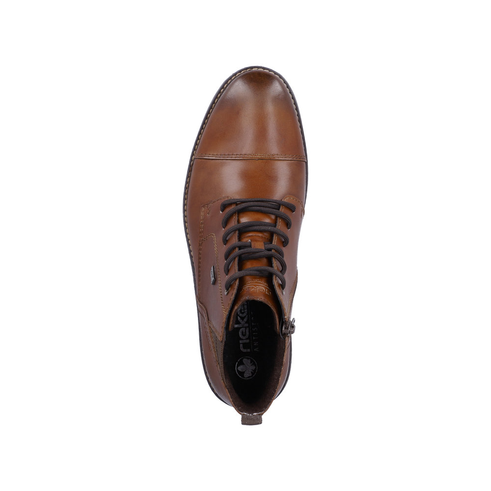 RIEKER Herren Stiefelette braun F4512-24 Leder und TEX RIEKER Herren Stiefelette braun F4512-24 Leder und TEX