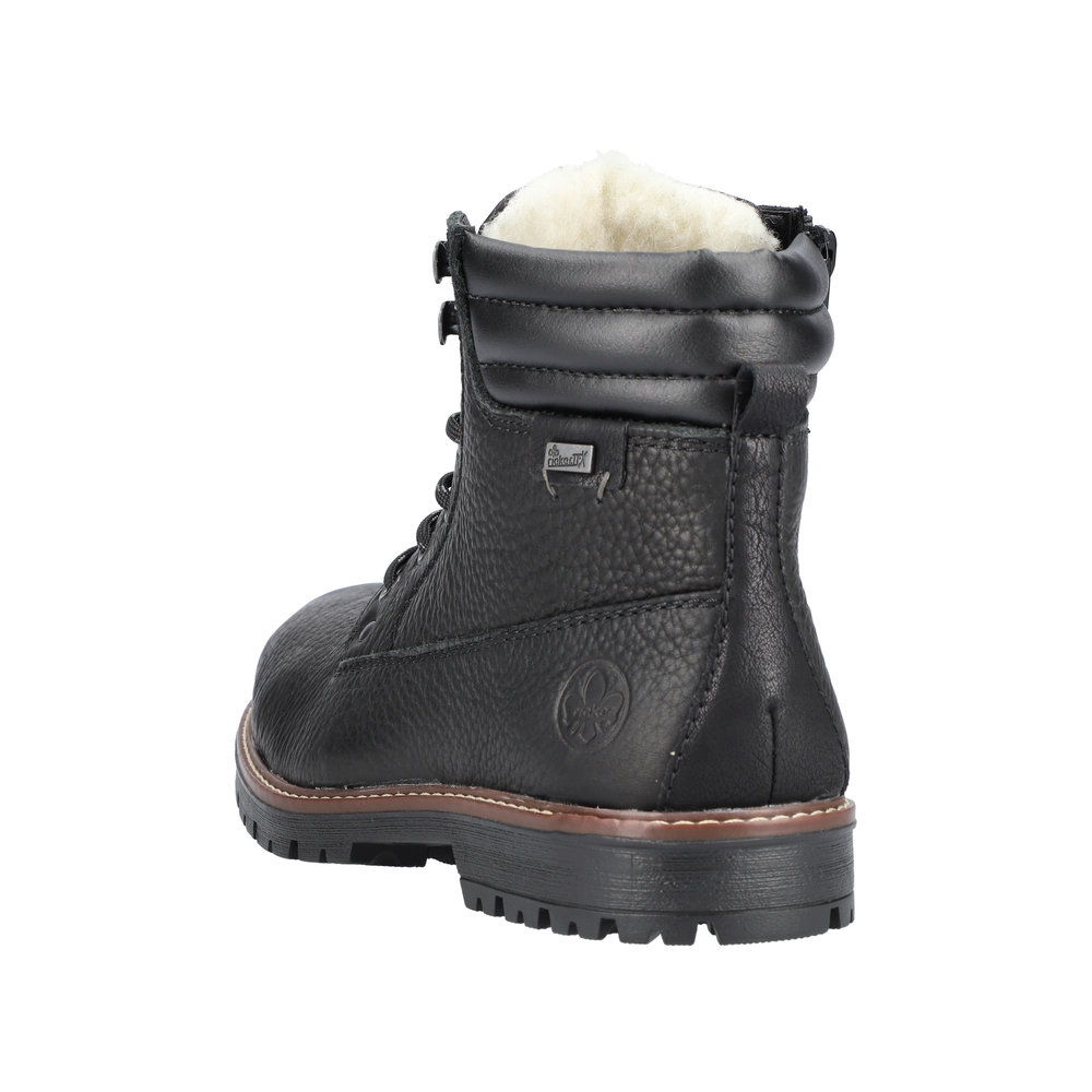 RIEKER Herren Stiefelette schwarz F3600-00 mit Schurwolle RIEKER Herren Stiefelette schwarz F3600-00 mit Schurwolle