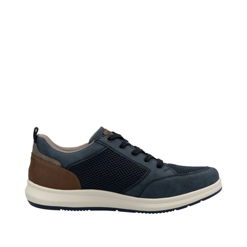 RIEKER Herren Sneaker blau 16901-14 Freizeitschuh