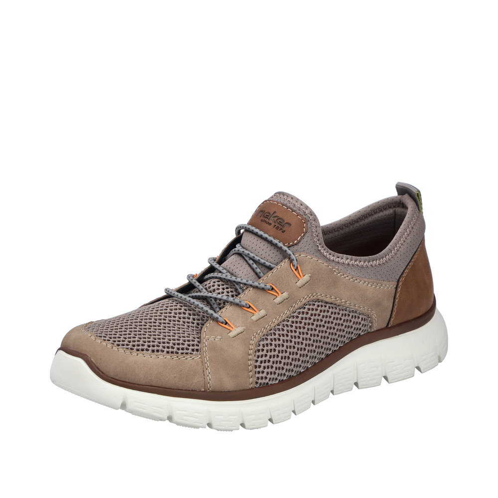 RIEKER Herren Sneaker Slipper braun B6660-64 luftdurchlässigRIEKER Herren Sneaker Slipper braun B6660-64 luftdurchlässig