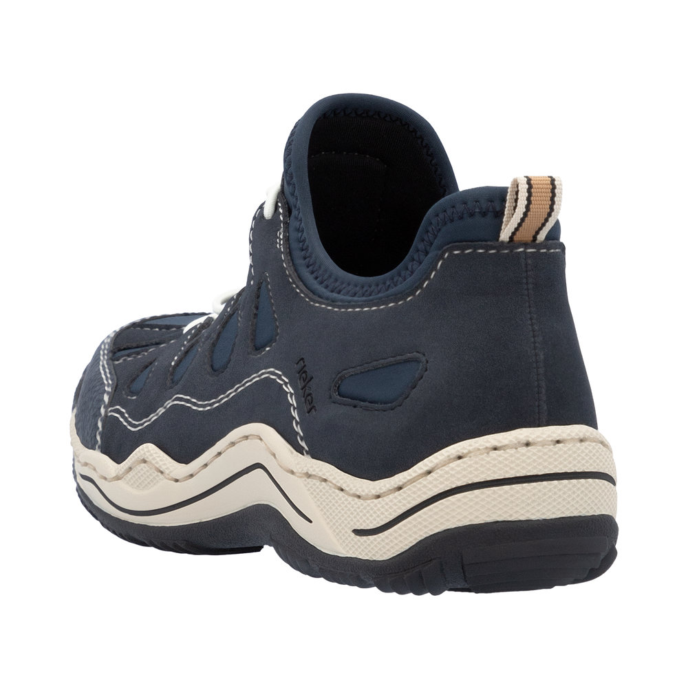 RIEKER Damen Sneaker Slipper blau L0551-14