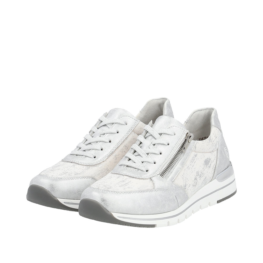 REMONTE Damen Sneaker silber platin R6700-91
