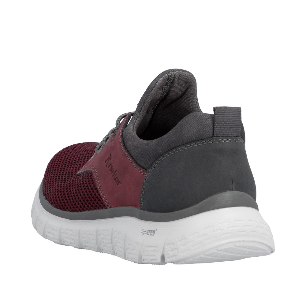 RIEKER Herren Sneaker Slipper rot B6652-35 bequem & leicht
