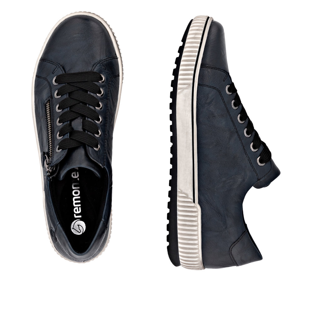 REMONTE Damen Sneaker blau D0700-15 mit TEX