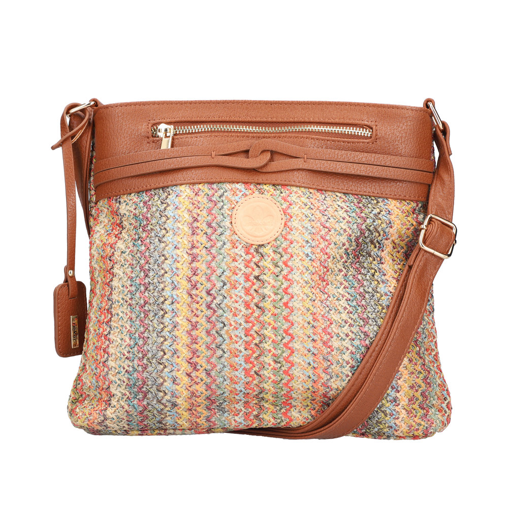 RIEKER Damen Tasche Schultertasche beige bunt H1519-90 RIEKER Damen Tasche Schultertasche beige bunt H1519-90