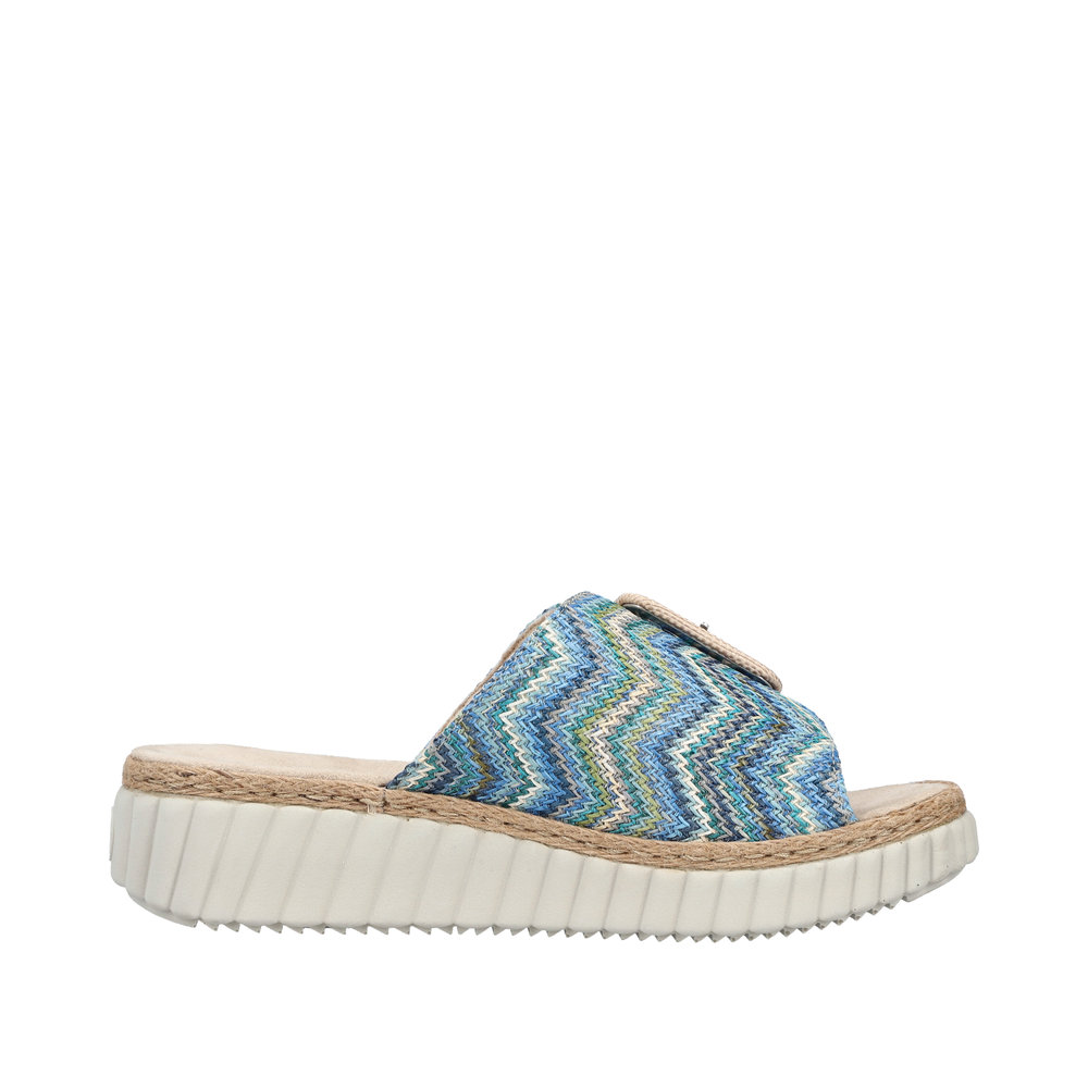 RIEKER Damen Pantolette blau 69253-90 Weite H