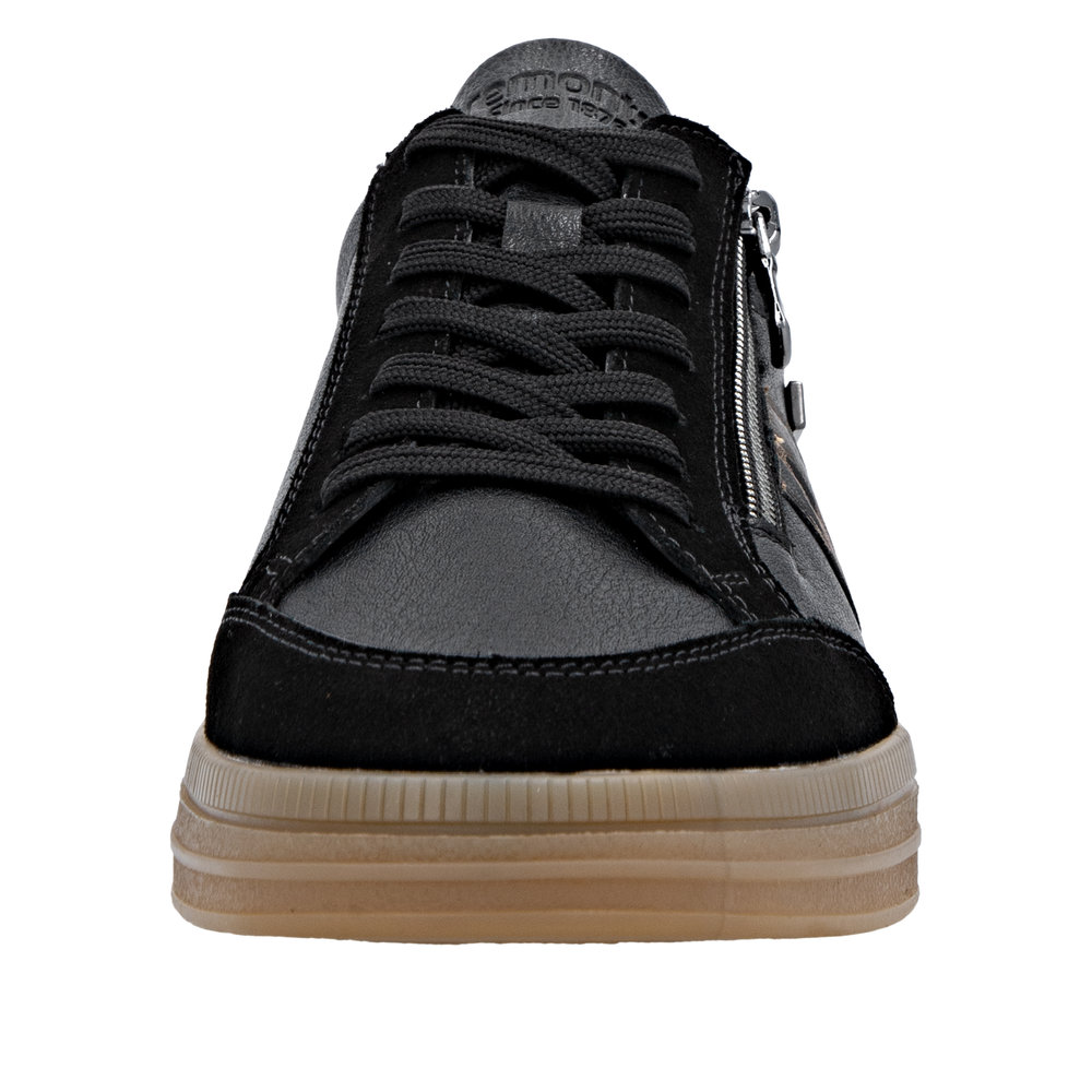 REMONTE Damen Sneaker schwarz gold Leo D2C04-03