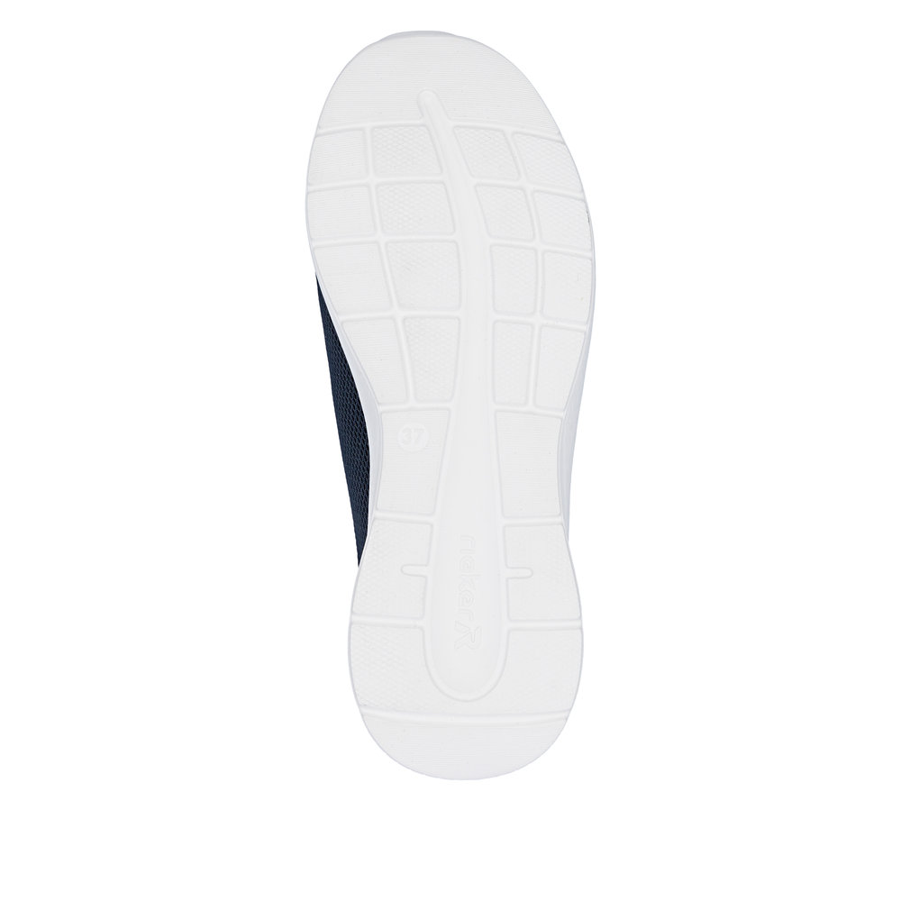 RIEKER Damen Sabot Slipper blau M8558-14 lose Einlage