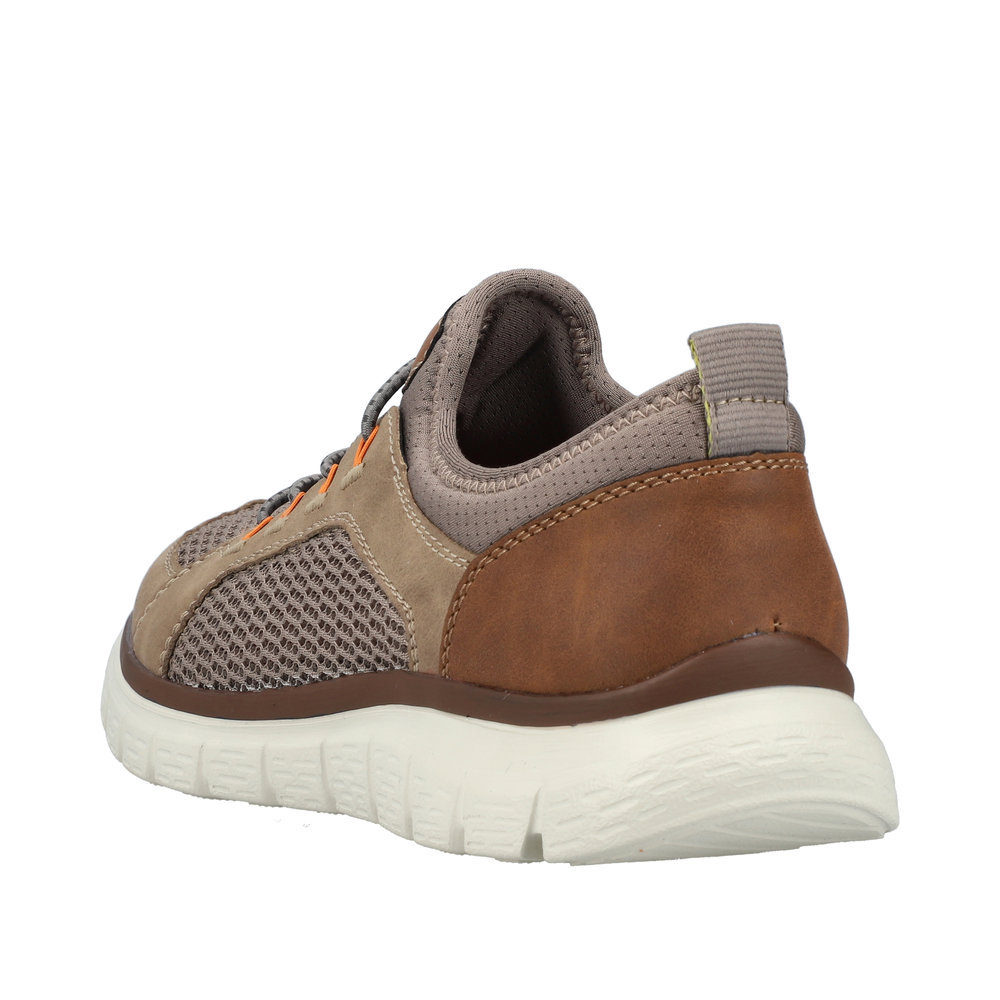 RIEKER Herren Sneaker Slipper braun B6660-64 luftdurchlässig
