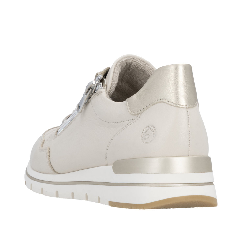 REMONTE Damen Sneaker beige gold R6716-60 echt Leder