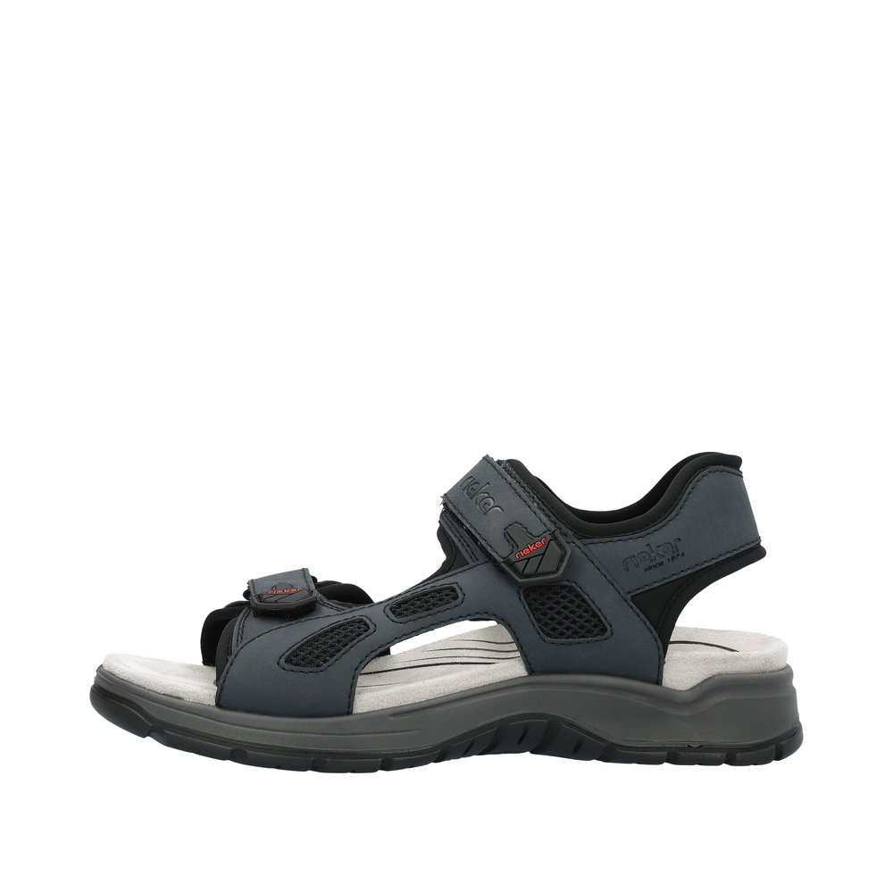 RIEKER Herren Sandale Trekking blau 26955-14
