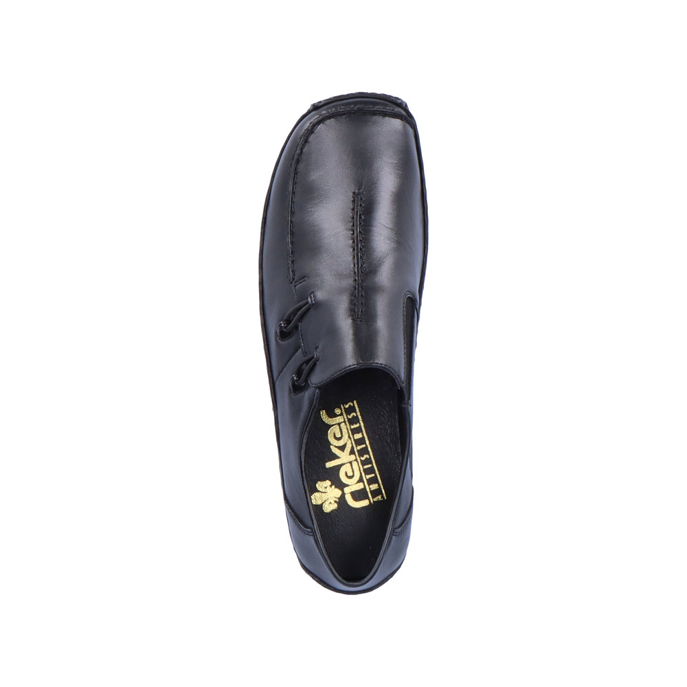 RIEKER Damen Halbschuh Slipper schwarz L1751-00 echt Leder