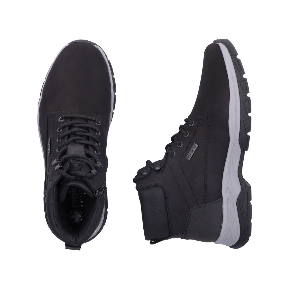 RIEKER Herren Stiefelette schwarz 30241-00 extra weit RIEKER Herren Stiefelette schwarz 30241-00 extra weit