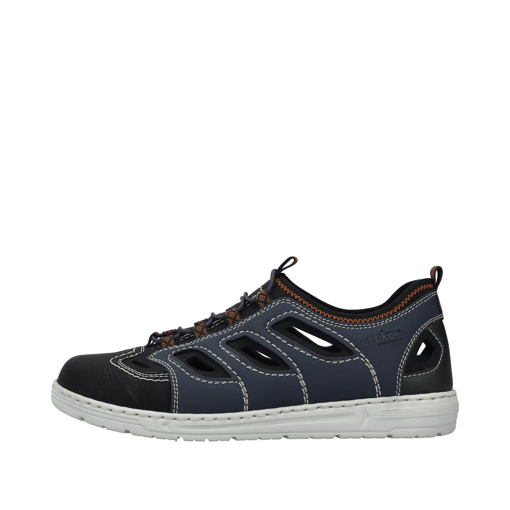 RIEKER Herren Sneaker Slipper blau 08665-14 luftig leicht RIEKER Herren Sneaker Slipper blau 08665-14 luftig leicht