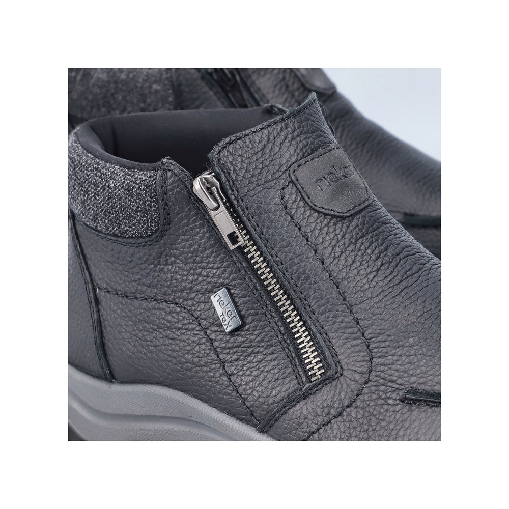 RIEKER Herren Stiefelette schwarz 03660-00 und Braun 03660-25