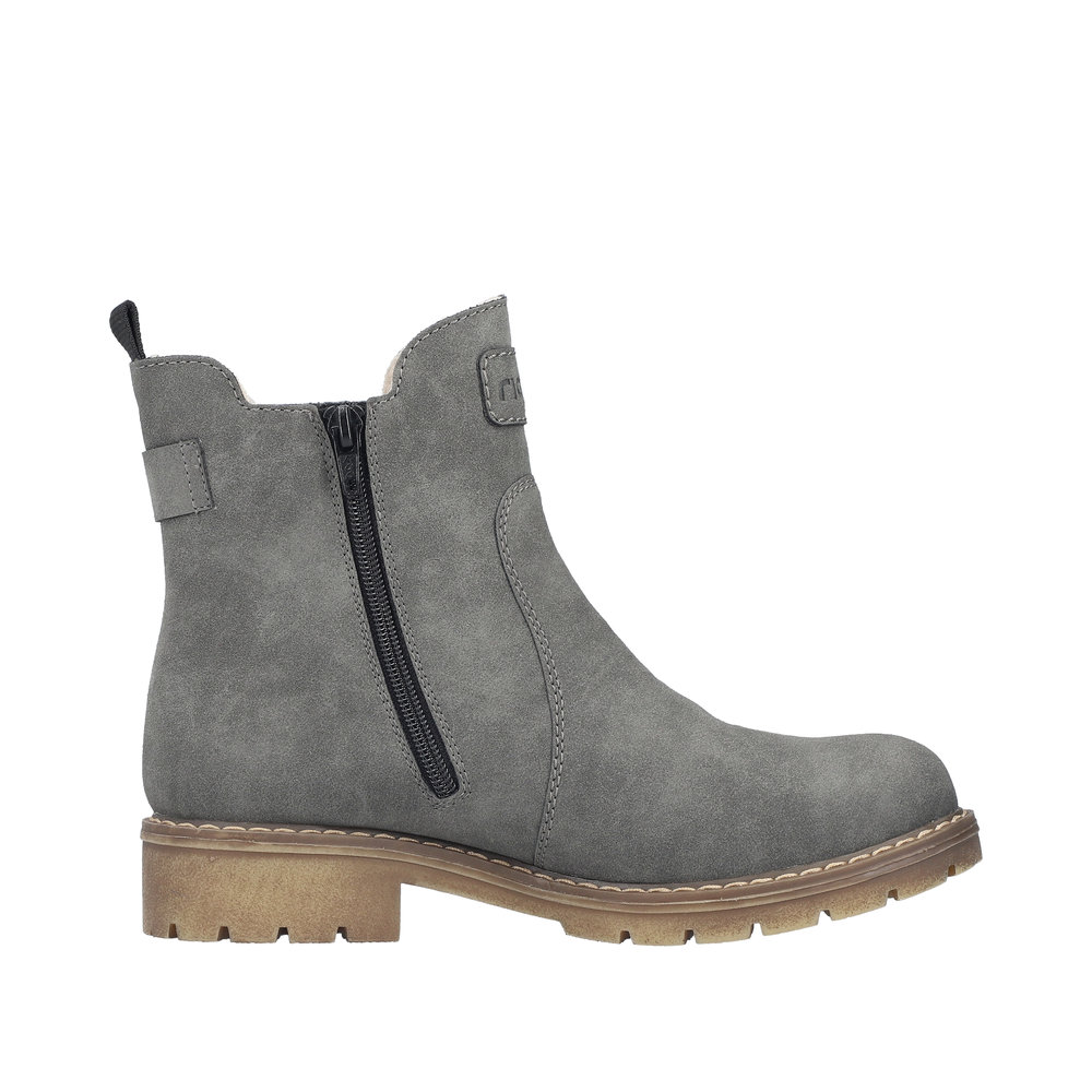 RIEKER Damen Stiefelette Chelsea Boots grau Y9160-45 mit TEX RIEKER Damen Stiefelette Chelsea Boots grau Y9160-45 mit TEX