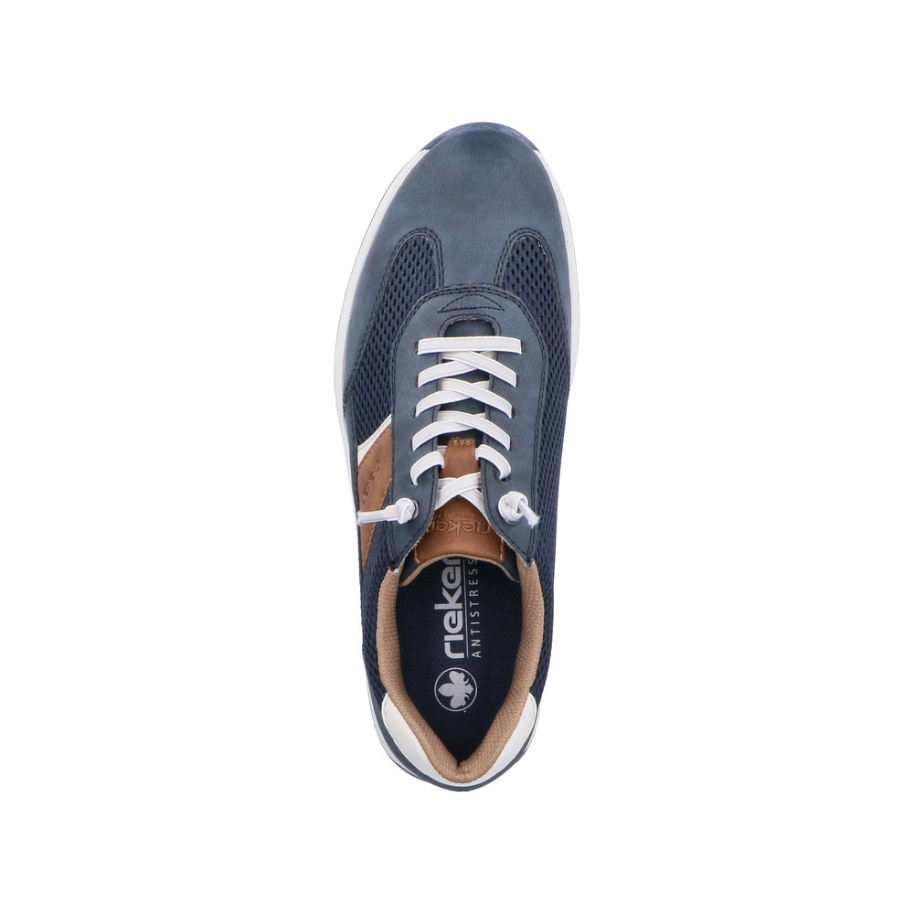 Sommerlicher RIEKER Herren Sneaker blau 11960-14