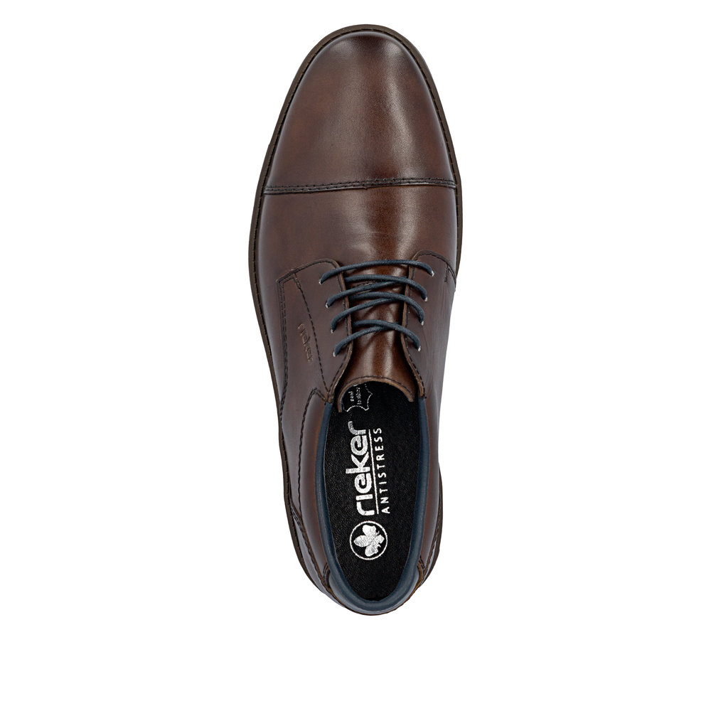 RIEKER Herren Halbschuh braun 13901-25 Glattleder RIEKER Herren Halbschuh braun 13901-25 Glattleder