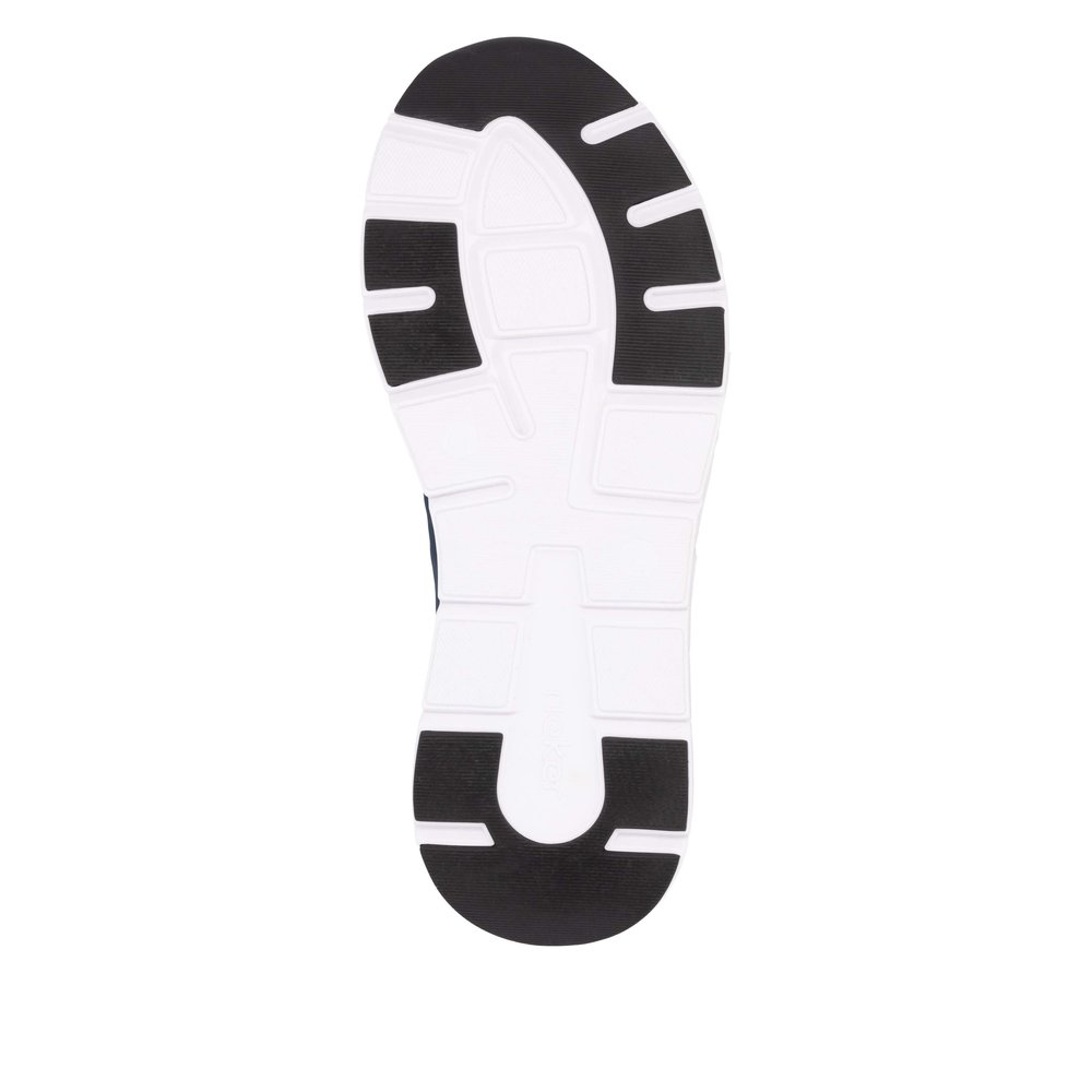 RIEKER Herren Sneaker Slipper blau 09100-14 extra weit!