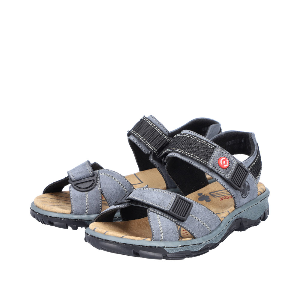 RIEKER Damen Sandalette Trekking blau 68851-14 Trekkingsandale
