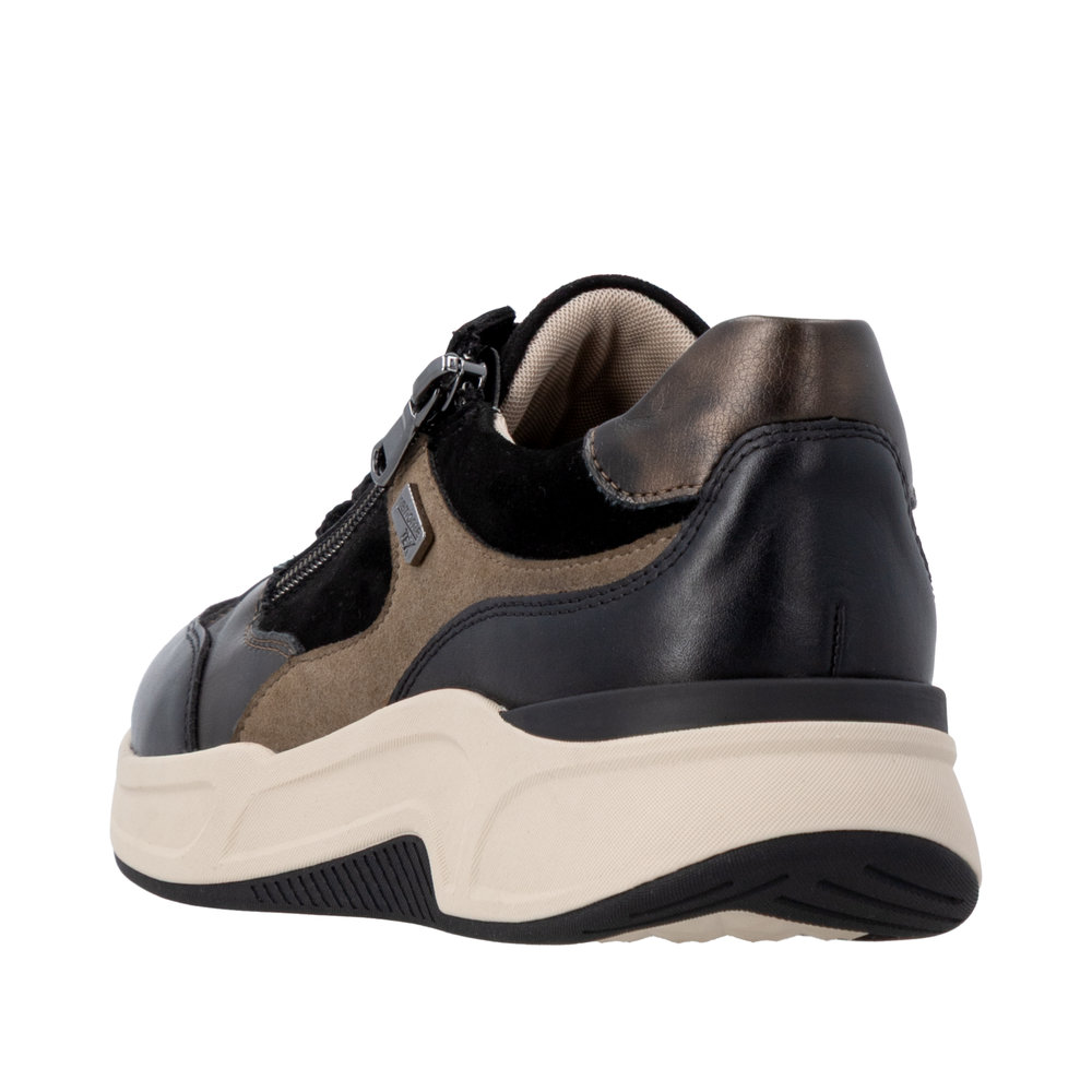 REMONTE Damen Sneaker schwarz braun D3V00-03 mit TEX