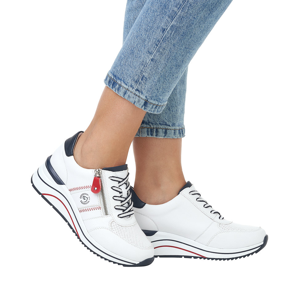 REMONTE Damen Sneaker weiß D0T04-81 maritim