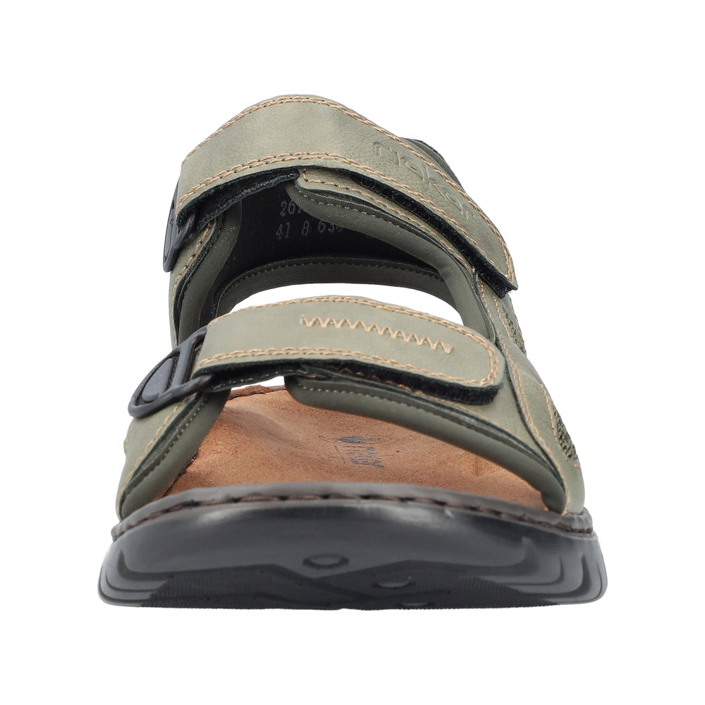 RIEKER Herren Sandalette Trekking grün 26761-54