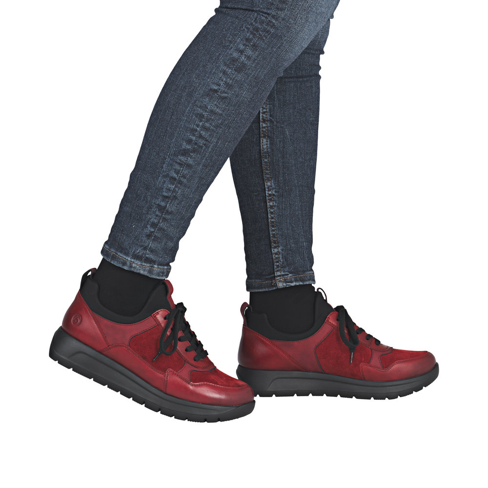 REMONTE Damen Sneaker Slipper rot D2V00-35 Weite H