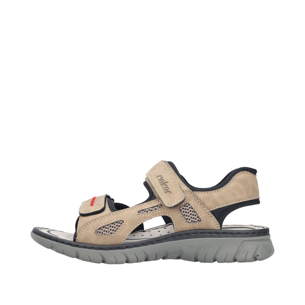 RIEKER Herren Sandalette Trekking beige 26761-65