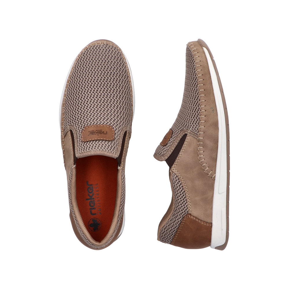 RIEKER Herren Halbschuh Slipper braun 11954-64