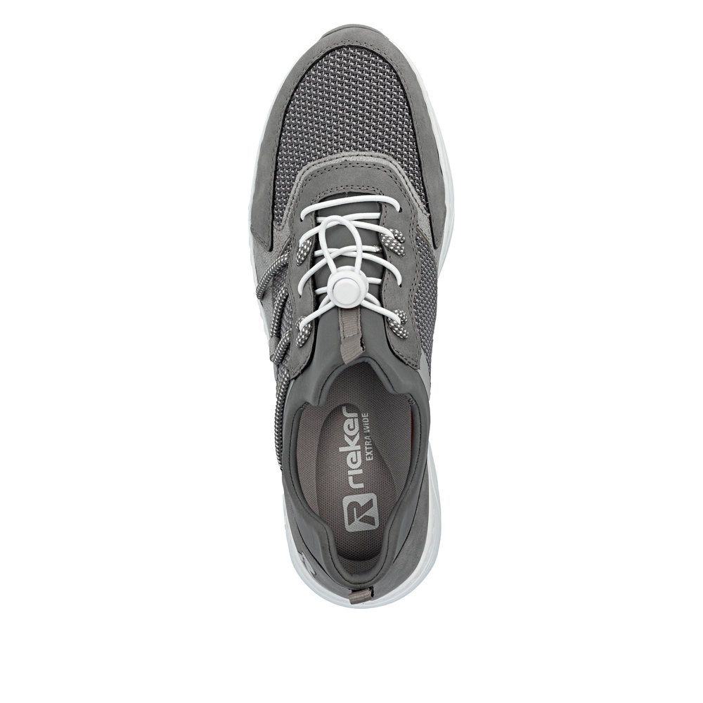 RIEKER Damen Sneaker Slipper grau 53153-42