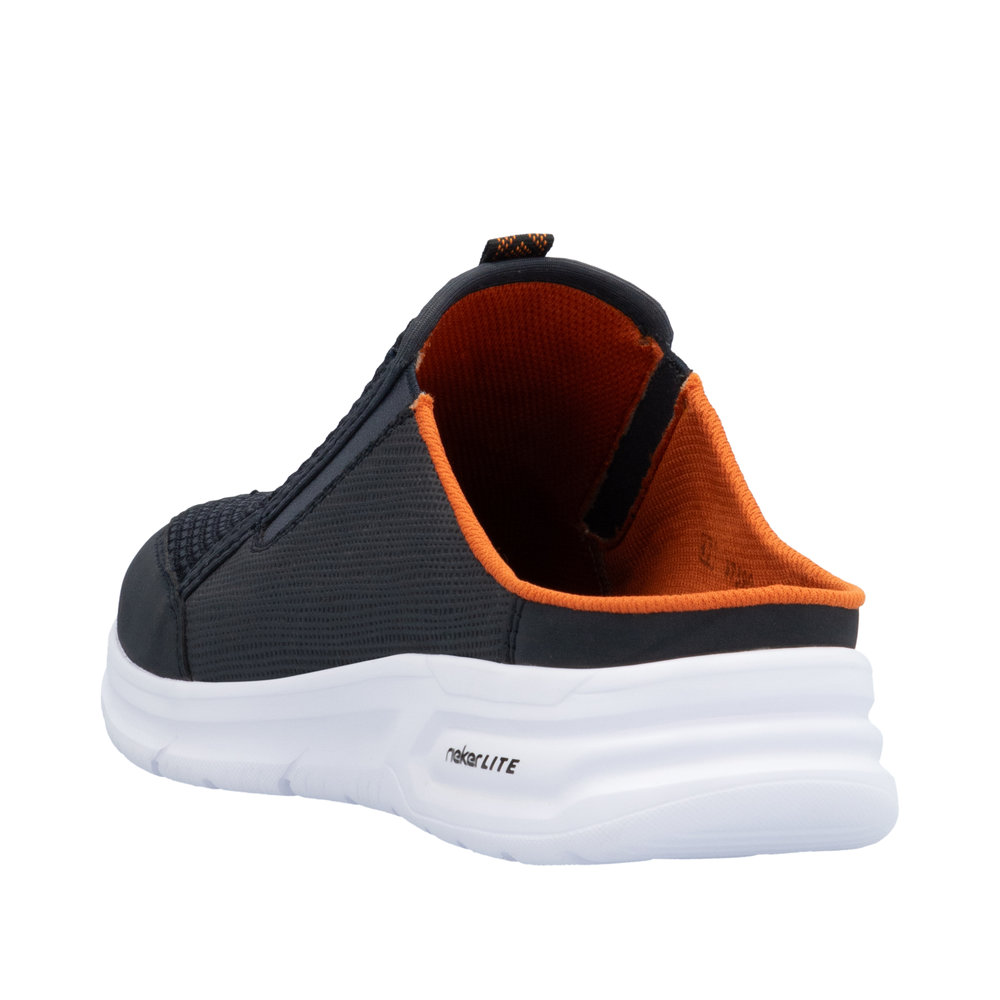 RIEKER Herren Clogs Sabot blau B7390-14