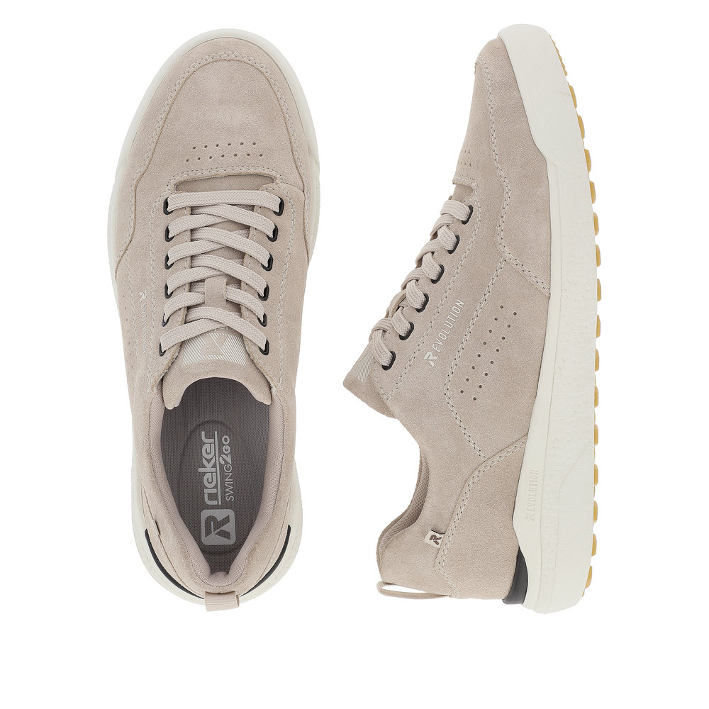 RIEKER Herren Sneaker beige U1101-62