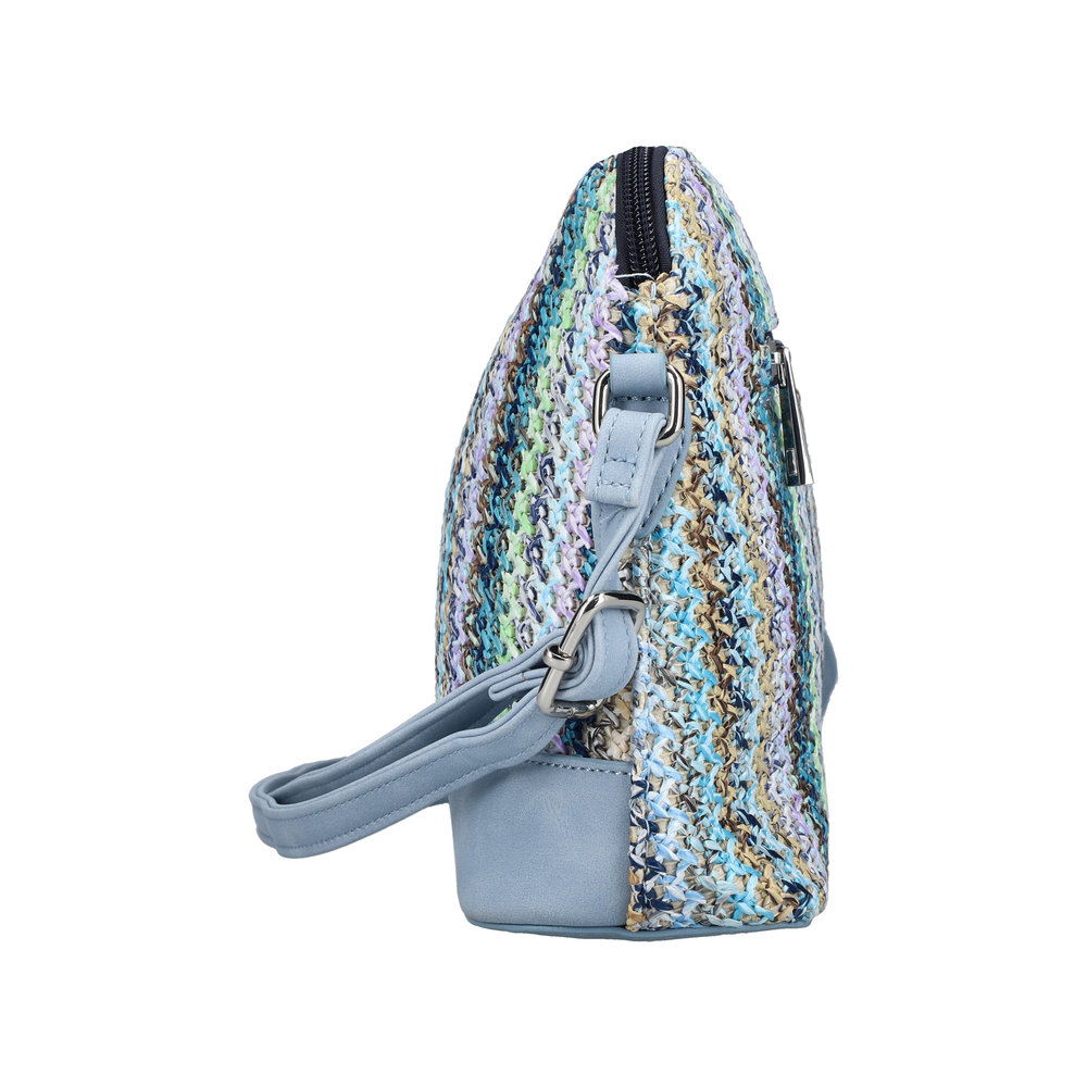 RIEKER Damen Tasche Schultertasche blau bunt H1510-90