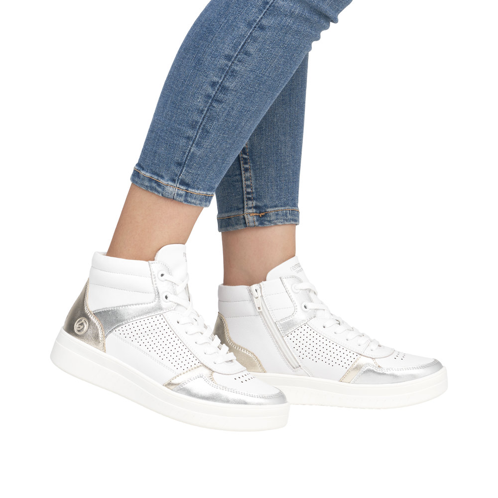 REMONTE Damen Sneaker high weiß D0J70-82